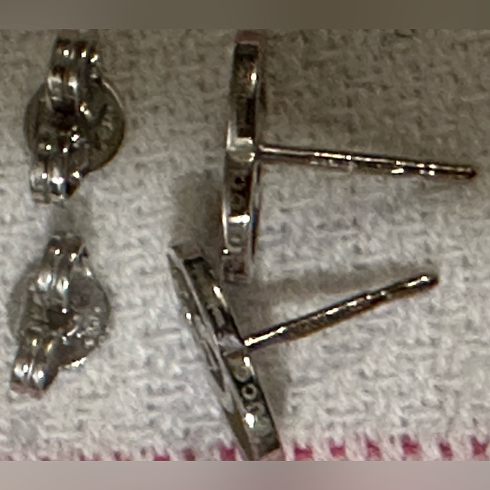 Authentic GG (GUCCI) RUNNING STUD EARRINGS - Picture 2 of 6